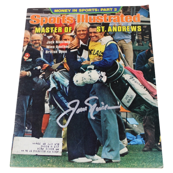 Jack Nicklaus Signed 1978 Sports Illustrated Magazine - July 24th JSA ALOA