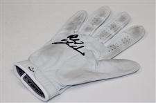 Phil Mickelson Signed 2025 LIV Miami Used RH White Callaway Golf Glove JSA ALOA