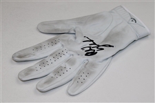 Phil Mickelson Signed 2025 LIV Miami Used RH White Callaway Golf Glove JSA ALOA