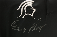 Gary Player Signed Black Knight Logo Under Armour Black Polo Shirt - Unworn