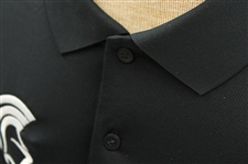 Gary Player Signed Black Knight Logo Under Armour Black Polo Shirt - Unworn