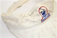 Suncoast Classic Visor Signed By 30 Senior Tour Players w/Elder, Bob Rosburg, Gary Player & more JSA ALOA