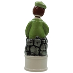 Mel 84' Scottsman Golfer Ceramic Scotch Decanter