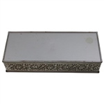 Ornate Golf Clubs & Golf Ball Shield Designed Golf Ball Box w/Removeable Lid Made by Guildraft New York