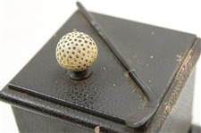 Vintage Cigarette and Tobacco Load Dispenser with Ball and Club on Top