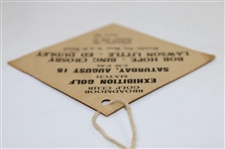 1941 Bob Hope/Lawson Little vs Ed Dudley/Bing Crosby at Broadmoor GC Exhibition Ticket