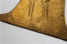 Pair High Gilded Metal Bookends with 1920's Golfer in Relief