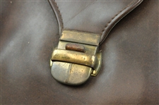 Vintage Bing Crosby National Pro-Am Tournament Brown Leather Shoe Bag
