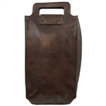 Vintage Bing Crosby National Pro-Am Tournament Brown Leather Shoe Bag
