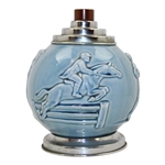 Circa 1920's Rookwood Golf & Other Sports Blue Cigarette Dispenser
