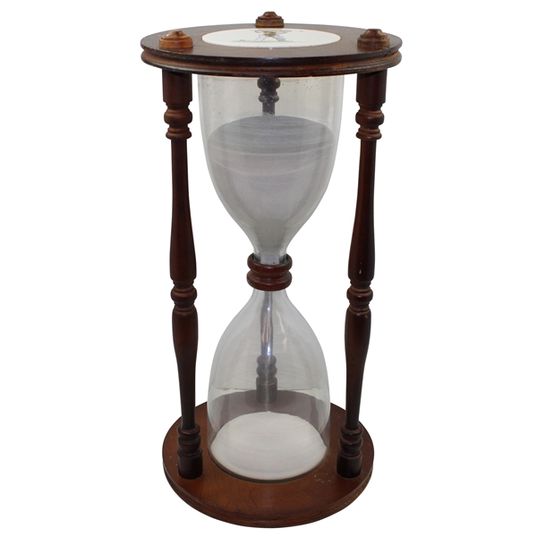 Unique c.1960s Sand-Filled Hourglass Used As A Timer by a Professional Golf Instructor