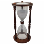 Unique c.1960s Sand-Filled Hourglass Used As A Timer by a Professional Golf Instructor