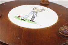 Unique c.1960's Sand-Filled Hourglass Used As A Timer by a Professional Golf Instructor