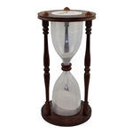 Unique c.1960's Sand-Filled Hourglass Used As A Timer by a Professional Golf Instructor