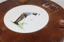 Unique c.1960's Sand-Filled Hourglass Used As A Timer by a Professional Golf Instructor