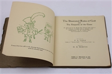 1919 'The Illustrated Rules of Golf' by P. A. Vail (Author) & H. B. Martin (Illustrator)