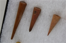 Eighteen (18) Various Classic & Vintage Golf Tees in Protective Display