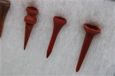 Eighteen (18) Various Classic & Vintage Golf Tees in Protective Display