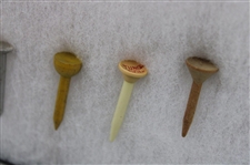 Eighteen (18) Various Classic & Vintage Golf Tees in Protective Display