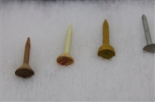Eighteen (18) Various Classic & Vintage Golf Tees in Protective Display