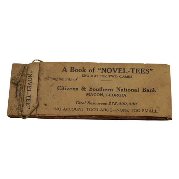 Original Book of Vintage Paper Novel-Tees Booklet Given to Citizens & Southern National Bank Customers 