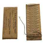 Original Book of Vintage Paper 'Novel-Tees' Booklet Given to Citizens & Southern National Bank Customers 