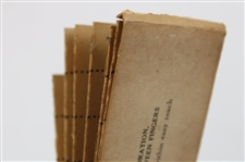 Original Book of Vintage Paper 'Novel-Tees' Booklet Given to Citizens & Southern National Bank Customers 