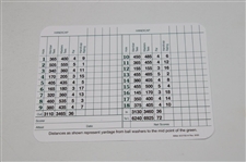 Jack Nicklaus & Gary Player Signed Augusta National GC Scorecard JSA ALOA