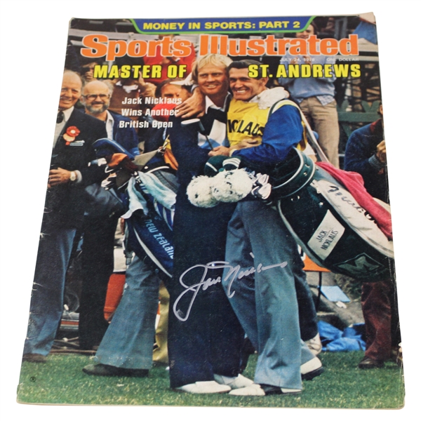 Jack Nicklaus Signed 1978 Sports Illustrated Magazine - July 24th JSA ALOA