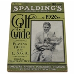 1926 Spaldings Athletic Library Golf Guide w/Bobby Jones National Amateur Champion Cover