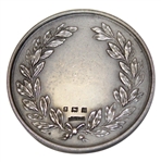 1915 St. Leonards & East Sussex Golf Club Silver Medal In Original Box - November 