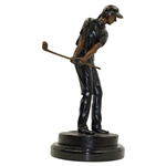 Female Golfer Chipping Bronze Sculpture