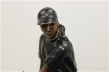 Female Golfer Chipping Bronze Sculpture