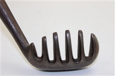 Brown's Patent 'Thistle' Montrose N.B. Rake/Water Iron - Rare 1st of Four Brown Rake Irons