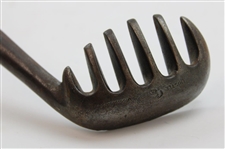 Brown's Patent 'Thistle' Montrose N.B. Rake/Water Iron - Rare 1st of Four Brown Rake Irons