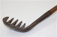 Brown's Patent 'Thistle' Montrose N.B. Rake/Water Iron - Rare 1st of Four Brown Rake Irons