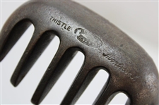 Brown's Patent 'Thistle' Montrose N.B. Rake/Water Iron - Rare 1st of Four Brown Rake Irons