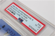1965 PGA Championship-Full Ben Hogan Final PGA Champ. Appearance PSA 4 VG-EX