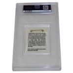 1996 U.S. Amateur-Badge Badge Tiger Woods 3rd Amateur Championship PSA 8 NM-MT