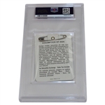 2001 Bay Hill Invitational Championship Badge PSA 9