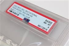 2002 Bay Hill Invitational Championship Badge PSA 8 NM-MT