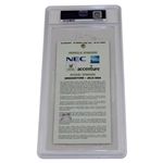 2005 NEC Invitational-Stub Stub Tiger Woods-PGA Win #45 PSA 5 EX