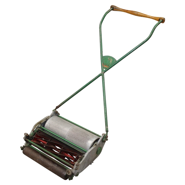 c.1950s Ransomes "Ajax" MK 12 Green & Hammertone Silver Mower