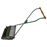 c.1950's Ransomes Ajax MK 12 Green & Hammertone Silver Mower