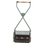 c.1950's Ransomes Ajax MK 12 Green & Hammertone Silver Mower