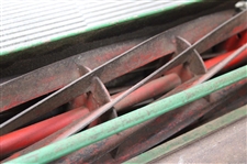 c.1950's Ransomes Ajax MK 12 Green & Hammertone Silver Mower
