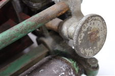 c.1950's Ransomes Ajax MK 12 Green & Hammertone Silver Mower