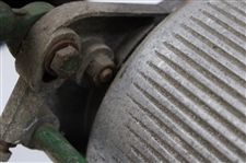 c.1950's Ransomes Ajax MK 12 Green & Hammertone Silver Mower
