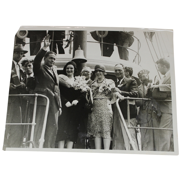 1930 Bobby Jones Conquering Hero Returns to the US Winner of British Open and Amateur