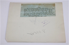 1930 Bobby Jones 'Conquering Hero Returns to the US' Winner of British Open and Amateur